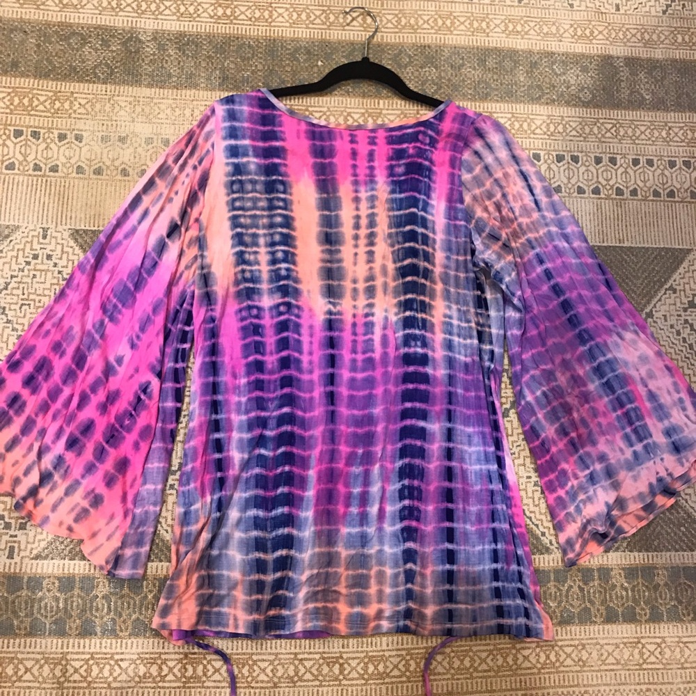 Rat and Boa Tie-dye Dress